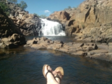 Feet at Edith Falls