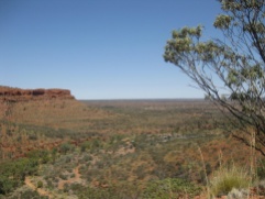 Quite a view over the outback!