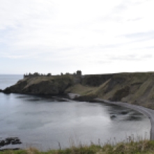 View of Dunnottar from the coastal walk