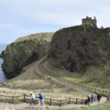 People at Dunnottar