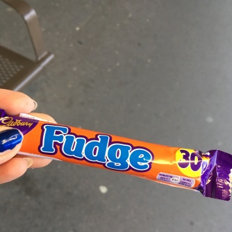A fudge that definitely cost more than the exchange rate!