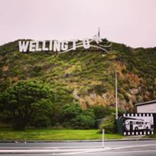 The windy Wellington sign